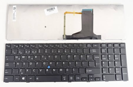 Toshiba Tecra Z50-A-12C Aydınlatmalı Işıklı Tuş Takımı Klavye