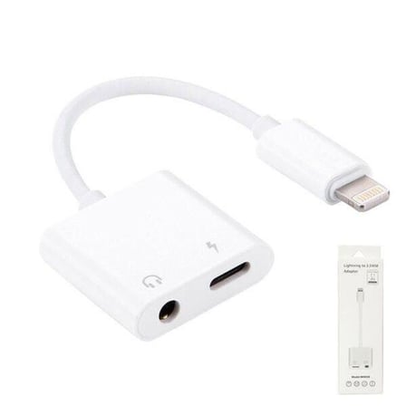 Kulaklık Dönüştürücü Girişli 3.5MM MH-030 Beyaz Müzik Aparatı Çoklayıcı Bağlantı Kablosu