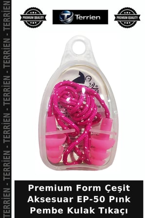 Premium Form Çeşit Aksesuar EP-50 Pınk Pembe Kulak Tıkaçı