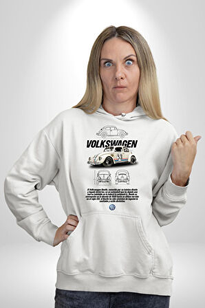 Red Bull Racing RB19 Kadın Erkek  Beyaz Kapüşonlu Sweatshirt Hoodie
