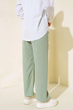 Censey Kadın Normal Bel Bol Paça Palazzo Pantolon - Yazlık Rahat Kumaş - Şık Günlük Kombin