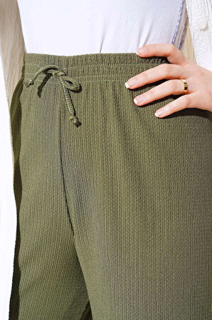 Censey Kadın Normal Bel Bol Paça Palazzo Pantolon - Yazlık Rahat Kumaş - Şık Günlük Kombin