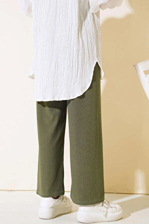 Censey Kadın Normal Bel Bol Paça Palazzo Pantolon - Yazlık Rahat Kumaş - Şık Günlük Kombin