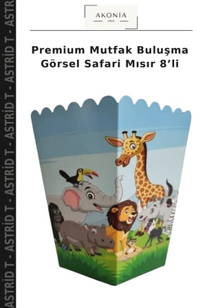 Premium Mutfak Buluşma Görsel Safari Mısır 8’li