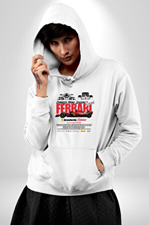 K pop Aşk Sembolü Kore Sembol Kadın Erkek  Beyaz Kapüşonlu Sweatshirt Hoodie