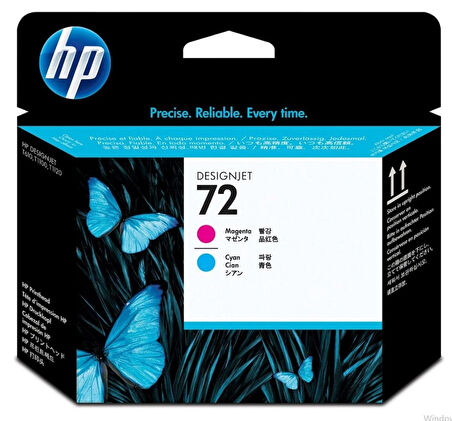 HP 72 Magenta/Cyan Baskı Kafası Orijinal Plotter Designjet Printhead (C9383A)