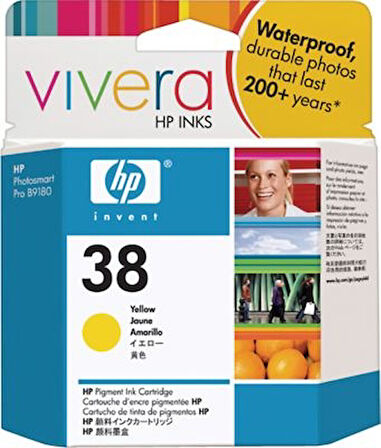 HP C9417A (38) Sarı Orjinal Kartuş