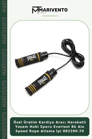 Özel Üretim Kardiyo Aracı Hareketli Yaşam Hobi Sporu Everlast Bk Alu Speed Rope Atlama İpi 883390-70