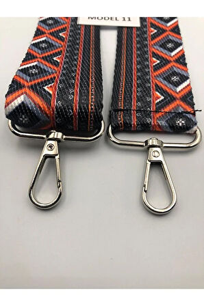 Ayarlanabilir Çanta Askısı Çanta Sapı Çanta Aksesuarı 4cm X 120cm Etnik Desen 1