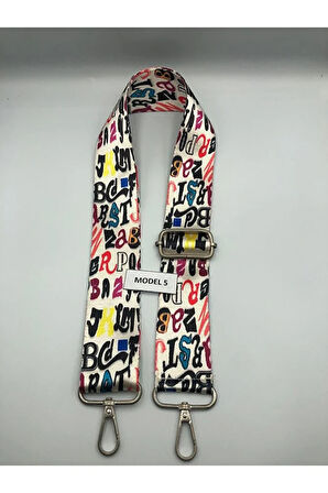 Ayarlanabilir Çanta Askısı Çanta Sapı Çanta Aksesuarı 4cm X 120cm Etnik Desen 1