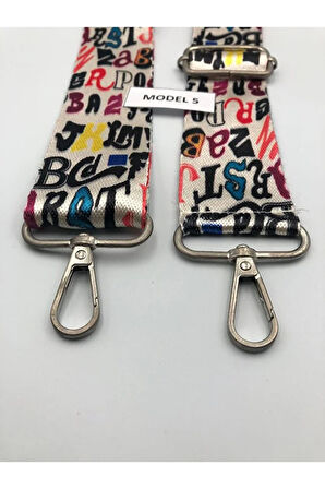 Ayarlanabilir Çanta Askısı Çanta Sapı Çanta Aksesuarı 4cm X 120cm Etnik Desen 1