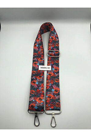 Ayarlanabilir Çanta Askısı Çanta Sapı Çanta Aksesuarı 4cm X 120cm Etnik Desen 2