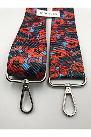 Ayarlanabilir Çanta Askısı Çanta Sapı Çanta Aksesuarı 4cm X 120cm Etnik Desen 2