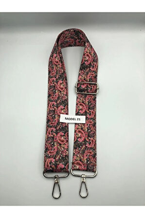 Ayarlanabilir Çanta Askısı Çanta Sapı Çanta Aksesuarı 4cm X 120cm Etnik Desen 2