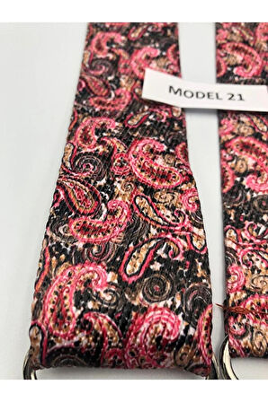 Ayarlanabilir Çanta Askısı Çanta Sapı Çanta Aksesuarı 4cm X 120cm Etnik Desen 2