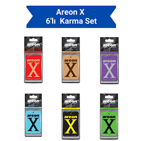 Areon X 6'li Süper Karma Set