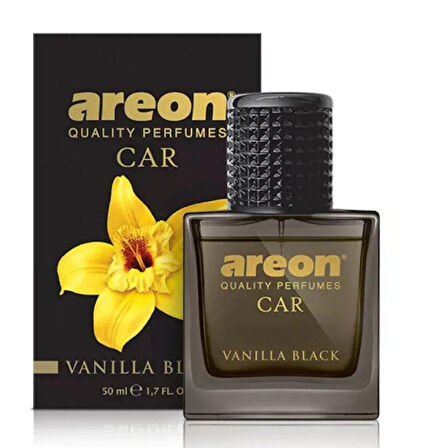 Areon Car Perfume 50 Ml Vanilla Black Oto Araç Parfümü