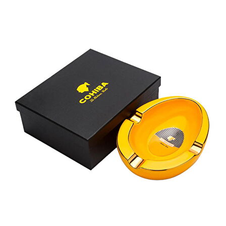 Cohiba Porselen Puro Küllüğü 3lü Beyaz/Gold (5505AT)