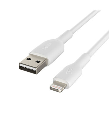 Belkin Apple Lightning Hızlı Şarj ve Data Kablosu 2m Beyaz