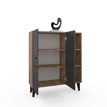 Vega Çok Amaçlı Dolap - Kapaklı - Raflı 