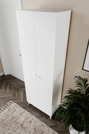 KZNMOB HOME 2 Kapaklı 5 Bölmeli Geniş Çok Amaçlı Ayakkabı Dolabı, Ayakkabılık - Tamamı 1. Kalite MDF