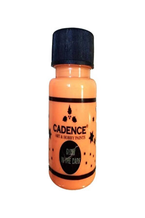 Glow in Dark (Karanlıkta Parlayan Boya) 580-Turuncu 50ml