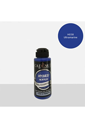 Hibrit Multisurface Akrilik Boya 120 Ml H038 Ultramarine Mavi