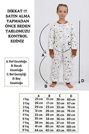 Kız Erkek Çocuk Kalın Elyaf Dolgulu Premium Kalite 2.5 Tog Desenli Uyku Tulumu