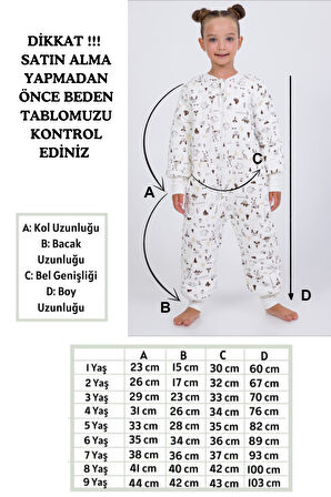 Kız Erkek Çocuk Kalın Elyaf Dolgulu Premium Kalite 2.5 Tog Desenli Uyku Tulumu