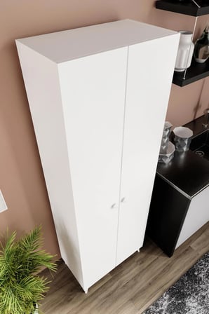 KZNMOB HOME 2 Kapaklı 5 Bölmeli Geniş Mutfak, Kavanoz, Erzak Dolabı - Tamamı 1. Kalite MDF