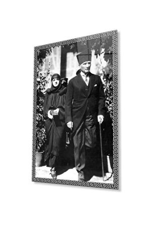 Atatürk Cam Tablo 4mm Dayanıklı Temperli Cam, Atatürk Glass Wall Art