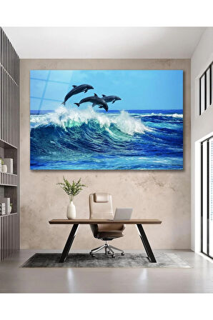Yunus Deniz Cam Tablo, Ev Ofis Salon Hediyelik Duvar Dekoru
