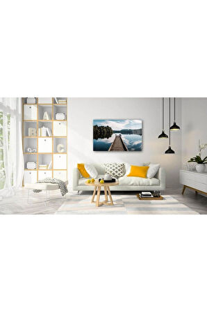 Manzara Doğa Cam Tablo 4mm Dayanıklı Temperli Cam