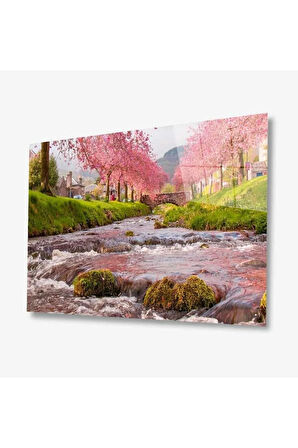 Manzara Doğa Cam Tablo 4mm Dayanıklı Temperli Cam