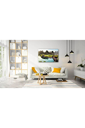 Doğa Manzara Cam Tablo 4mm Dayanıklı Temperli Cam