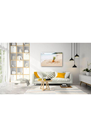 Deniz Manzarası Cam Tablo 4mm Dayanıklı Temperli Cam