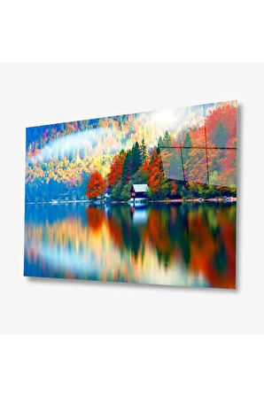 Doğa Manzara Cam Tablo 4mm Dayanıklı Temperli Cam