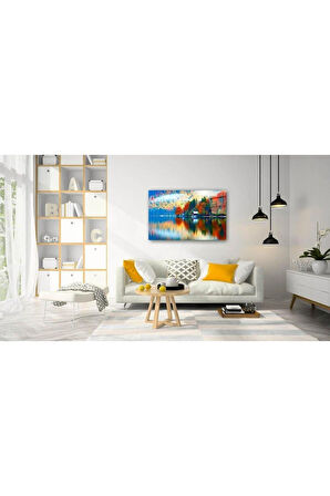 Doğa Manzara Cam Tablo 4mm Dayanıklı Temperli Cam