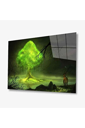 Manzara Cam Tablo 4mm Dayanıklı Temperli Cam