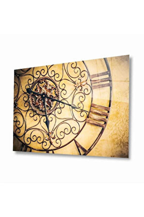 Saat Cam Tablo 4mm Dayanıklı Temperli Cam