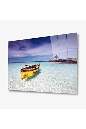 SuAltı Cam Tablo 4mm Dayanıklı Temperli Cam