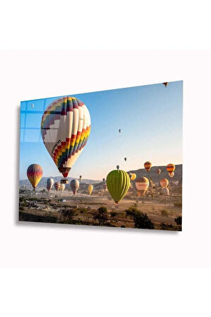 Uçan Balonlar Cam Tablo 4mm Dayanıklı Temperli Cam