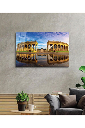 Manzara Cam Tablo 4mm Dayanıklı Temperli Cam, Glass Wall Decor