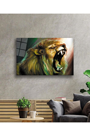 Aslan Cam Tablo 4mm Dayanıklı Temperli Cam