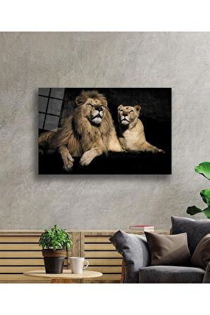 Aslan Cam Tablo 4mm Dayanıklı Temperli Cam