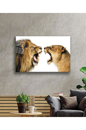 Aslan Cam Tablo 4mm Dayanıklı Temperli Cam