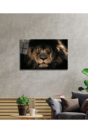 Aslan Cam Tablo