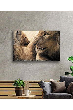 Aslan Cam Tablo 4mm Dayanıklı Temperli Cam