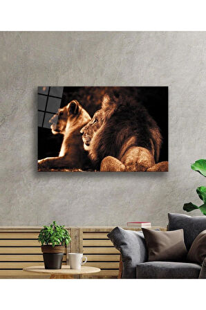 Aslan Cam Tablo 4mm Dayanıklı Temperli Cam
