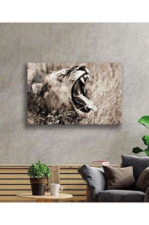 Aslan Cam Tablo 4mm Dayanıklı Temperli Cam